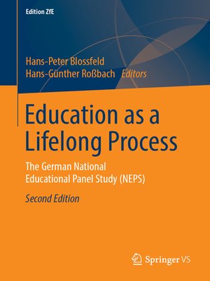 cover image of Education as a Lifelong Process